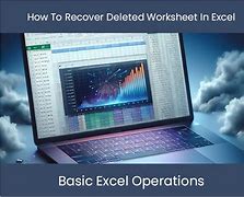 Image result for How to Recover a Worksheet in Excel