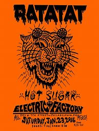 Image result for Ratatat Concert Posters