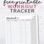 Image result for How to Make a Workout Tracker