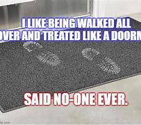 Image result for Doormat Meme