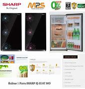 Image result for Refrigerator Sharp Sjx187mg 1 Pintu