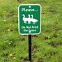Image result for Do Not Feed the Ducks Sign