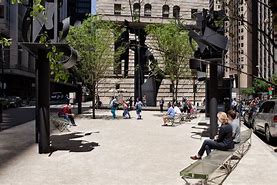 Image result for NYC Louise Nevelson Plaza Vintage Photograph