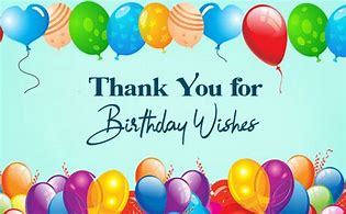 Image result for Thank You for My Birthday Wishes Blue