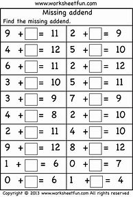 Image result for Grade 1 Test in Math