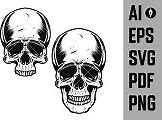Image result for Skull SVG