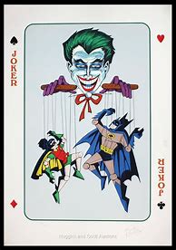 Image result for Batman Joker Comic Playing Card