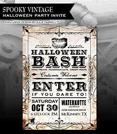 Image result for Vintage Halloween Party Invitations