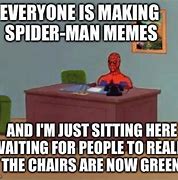 Image result for Spider-Man Sitting Meme