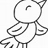 Image result for Bird Clip Art Line