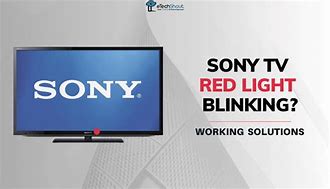 Image result for Sony TV Red-Light Blinking