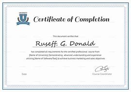 Image result for Course Certificate Template