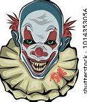 Image result for Scary Clown Face Cartoon