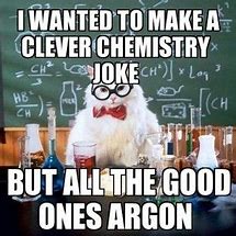 Image result for Corny Chemistry Jokes