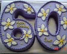 Image result for 60 Years Birthday Cake in Number