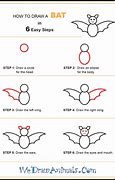 Image result for bats kid draw tutorials