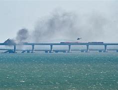 Image result for Kerch Bridge Hit Crimea