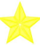 Image result for Yellow Star Clip Art