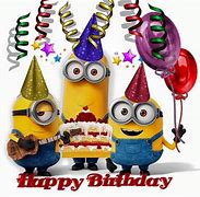 Image result for Minions Singing Happy Birthday