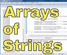 Image result for Array of Strings