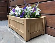 Image result for Wooden Planters