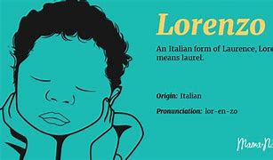 Image result for Lorenzo Name Meaning