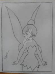 Image result for Tinkerbell Drawing Simple