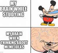 Image result for Big Brain Mickey Meme