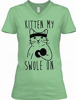 Image result for Beach Kitten T-Shirt