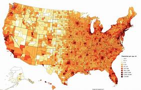 Image result for Population Density of the Us
