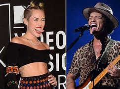 Image result for Miley and Bruno Mars Meme