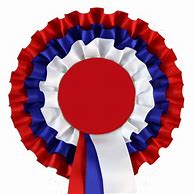 Image result for Red White and Blue Rosettes