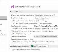 Image result for How to Unset Backup Excel Document