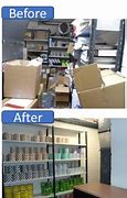 Image result for 5S Before and After Images Shelves