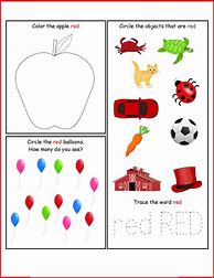 Image result for Free Toddler Worksheets