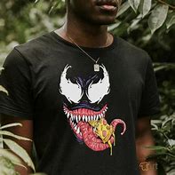 Image result for Venom Eating Pizza Shirt