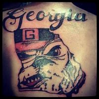 Image result for Georgia Bulldogs Tattoo Designs