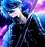 Image result for Anime Galaxy Boy Sad with Sword