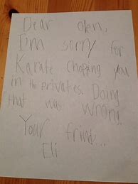 Image result for Funny Apology Notes