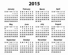 Image result for 5 Year Calendar 2015 2019