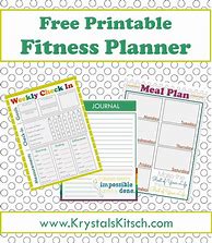 Image result for Fitness Journal Printable