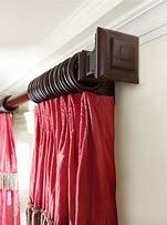 Image result for Decorative Wood Curtain Rods