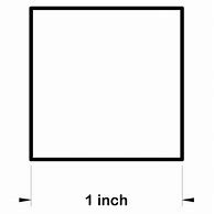 Image result for 1Inch by 1 Inch Square