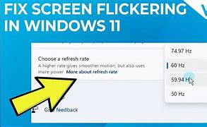 Image result for Windows 11 Blinking Screen
