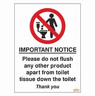 Image result for Please Do Not Flush Anything