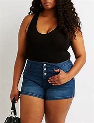 Image result for Plus Size Brown Shorts