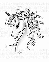 Image result for Black Unicorn Drawing
