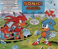 Image result for Sonic vs. Knuckles Comic Book