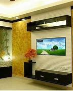 Image result for Decorate around Wall Mounted TV
