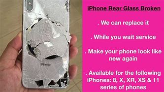 Image result for Broken iPhone Back Glass